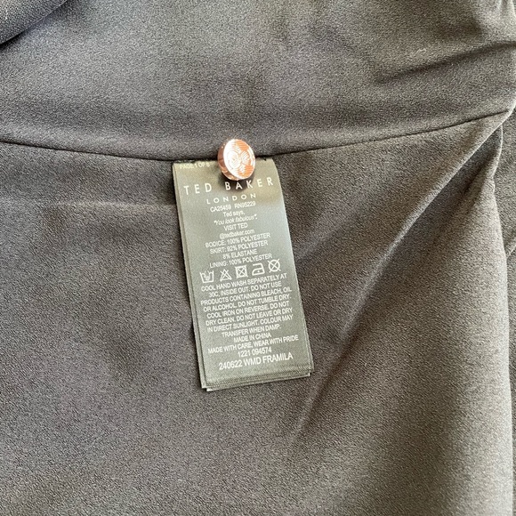 Ted Baker Embroidered Collar Long Sleeve Shirtdress - Picture 14 of 15